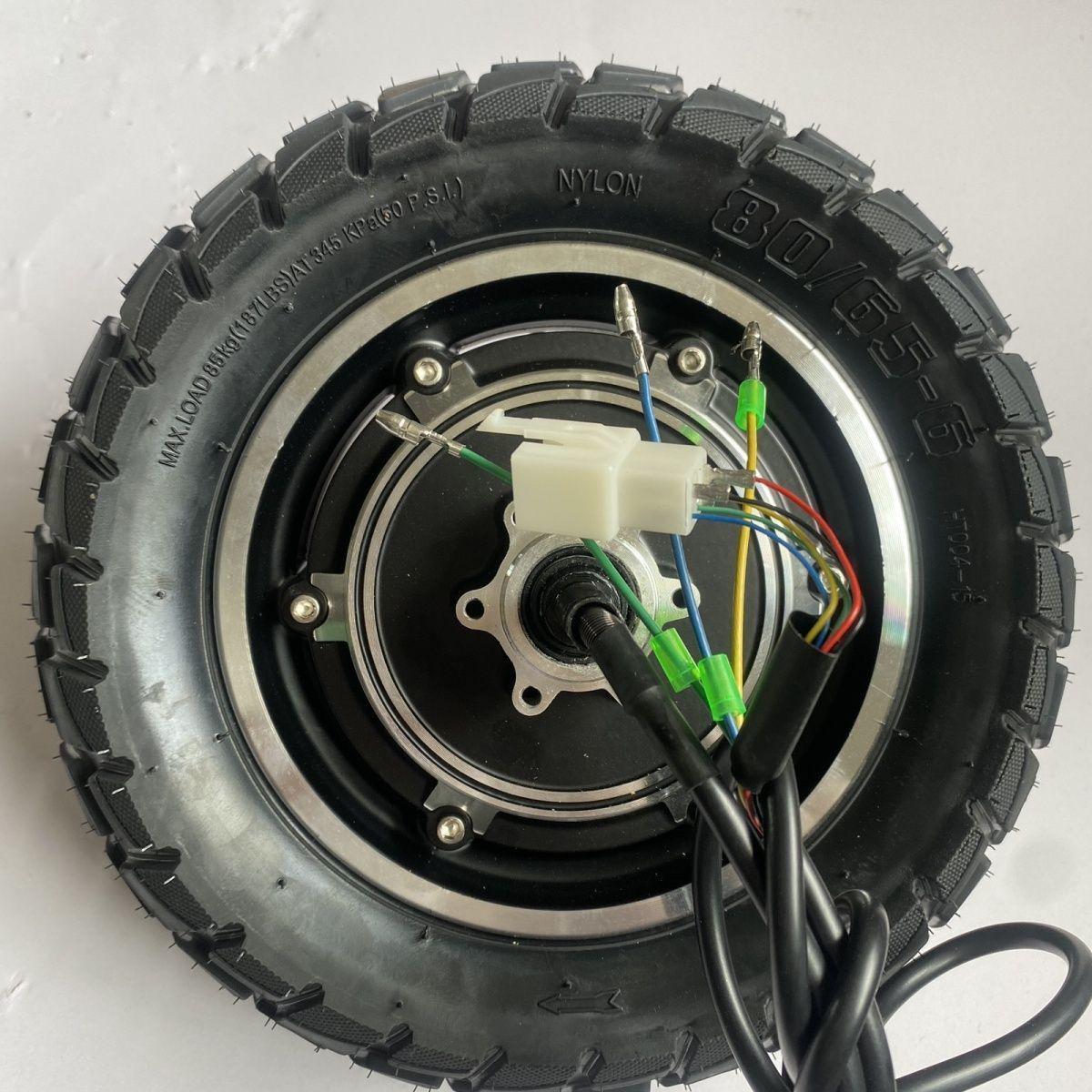 10-Zoll Elektroroller-Motor mit Scheibenbremse für Ride-Hailing & Pendeln, Kompatibel mit 36V/48V Systemen, Hinterradnabenmotor