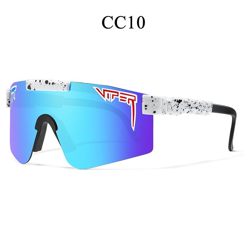 Für Pit Viper Sonnenbrillen Uv400 Herren Damen Erwachsene Outdoor Sport Mtb Brillen UV-Schutz Brillen Matches the image blue