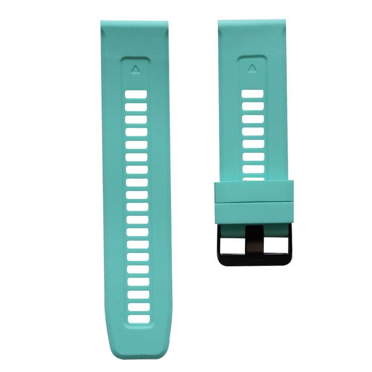QuickFit 22mm 26mm Armband für Garmin Epix Gen 2 Silikonband für Garmin Fenix ​​7 7X 5Plus 6XPro Enduro 2 Armband Armband 22mm hellblaue