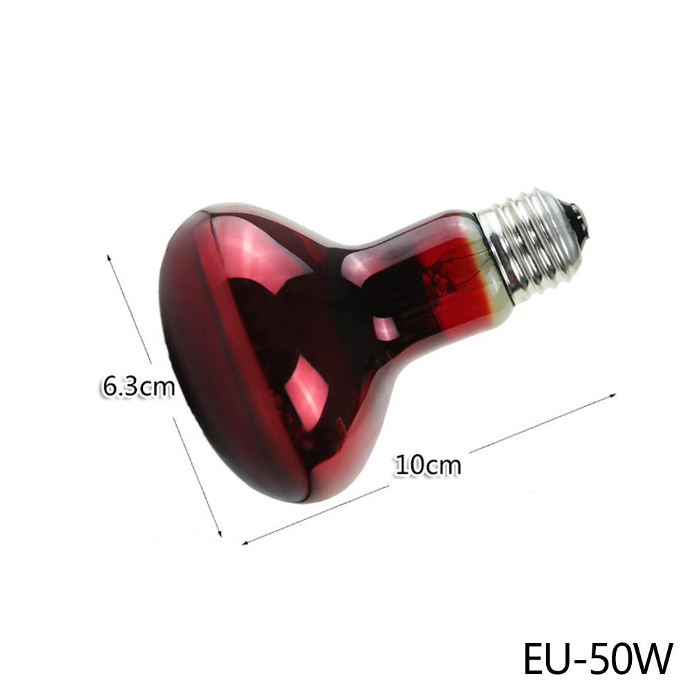 Reptilien Heizlampe UVA Infrarotlampe 25W-100W für Haustier Schlange Schildkröte Gecko Amphibie Haustier Heizlampe EU-220V-50W