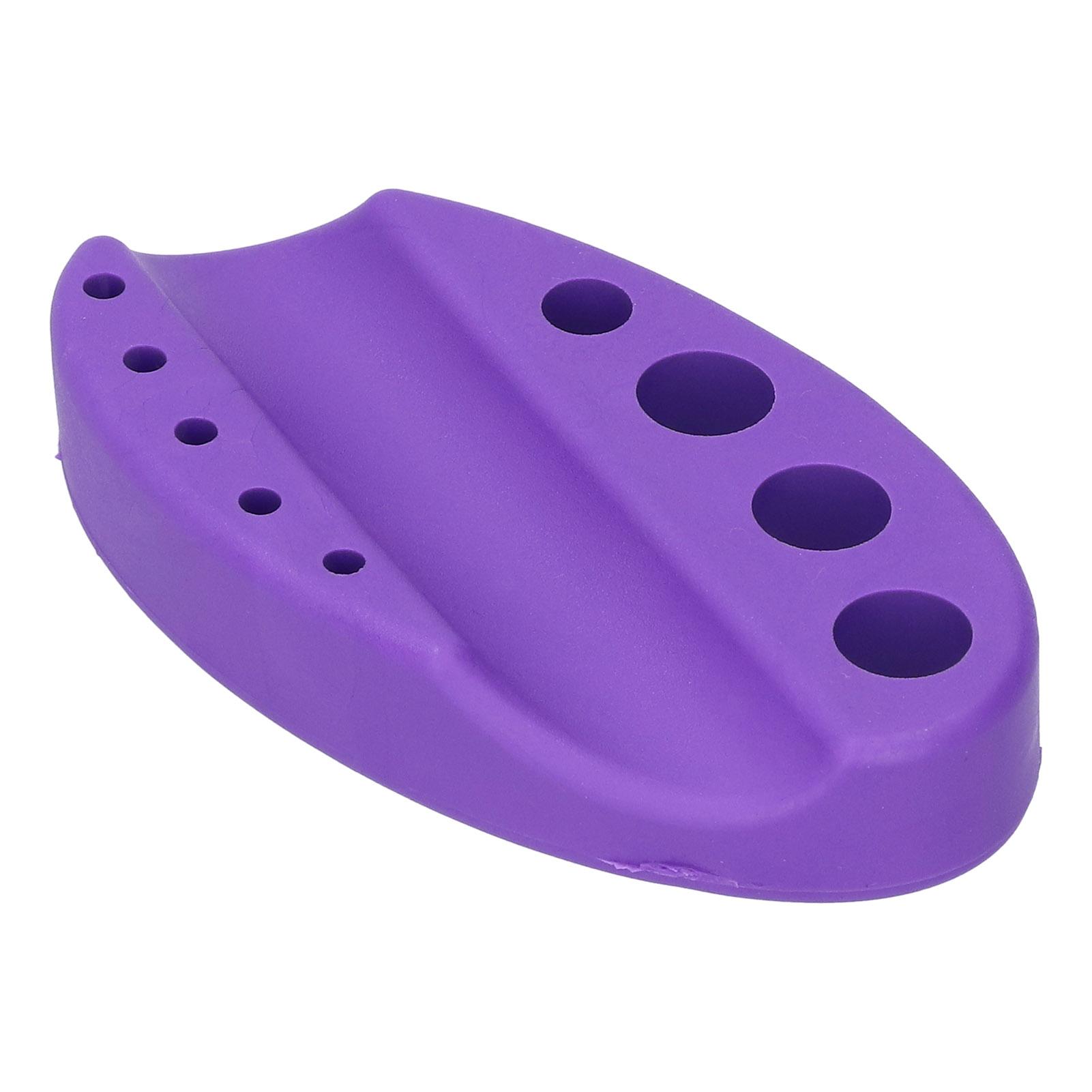 Silikon Tattoo Pigmentständer Wiederverwendbar Waschbar Microblading Tattoo Stift Tintenhalter Lila