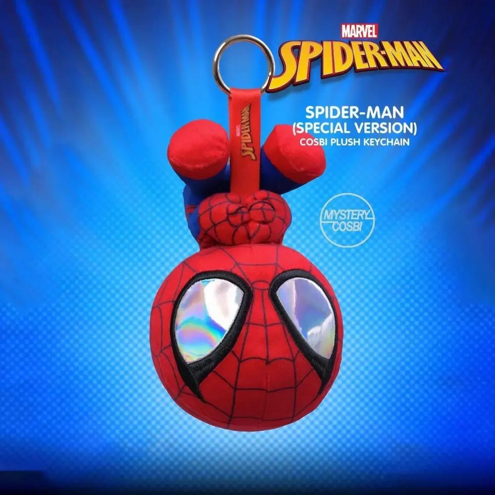 Spider-Man Serie Blind Box Cosbi Plüsch Anime Peripherie Figuren Rucksäcke Anhänger Ornamente Überraschungsgeschenk für Jungen