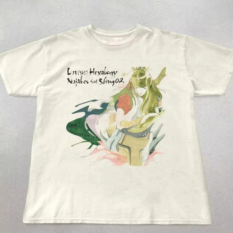 Nujabes Luv Sic T-Shirt, Hip Hop Grafik T-Shirt, Nujabes T-Shirt, Japanische Grafik T-Shirts, Luv Sic Hexalogy Album T-Shirt, Geschenk für Hip Hop Liebhaber 4XL