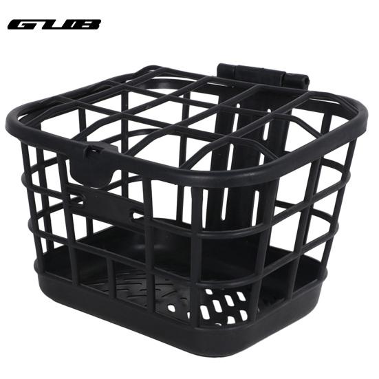 Fahrrad-Frontkorb, große Kapazität, starke Tragfähigkeit, einfache Installation, Roller-Fahrradkorb, Ersatzteil, Fahrradzubehör schwarz