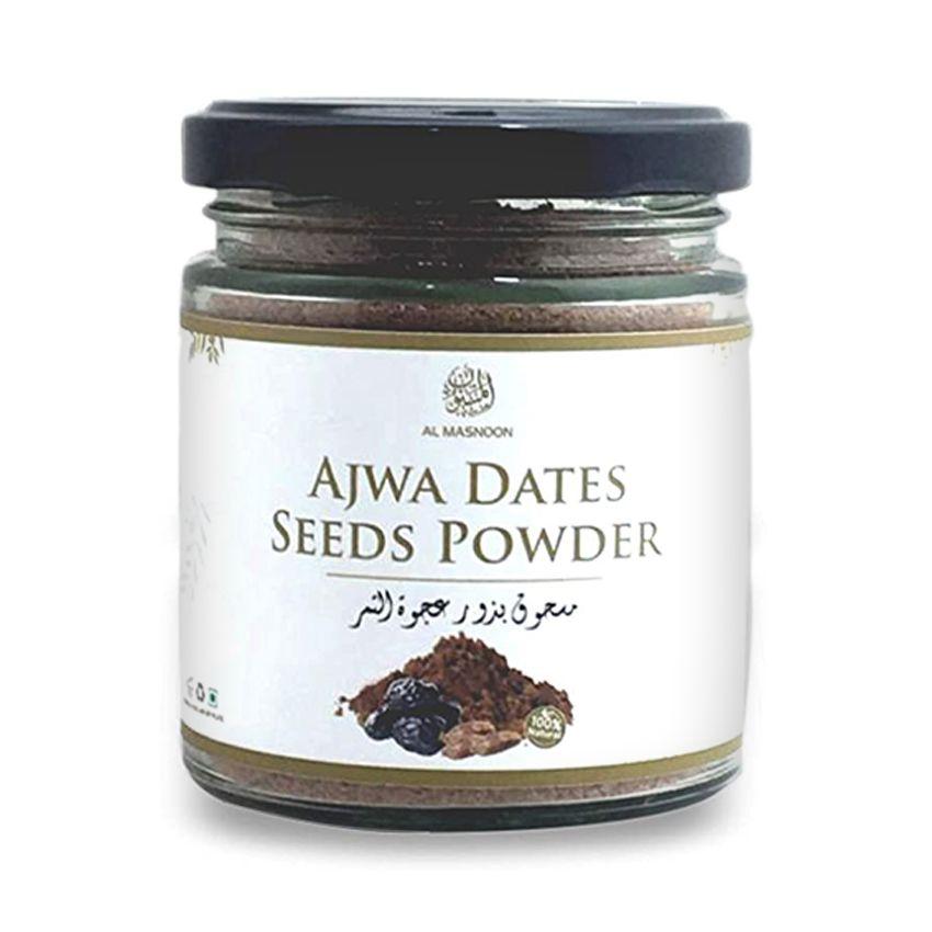 Gemahlene Ajwa-Samen (100 g), Ajwa Dattelsamenpulver, AL MASNOON