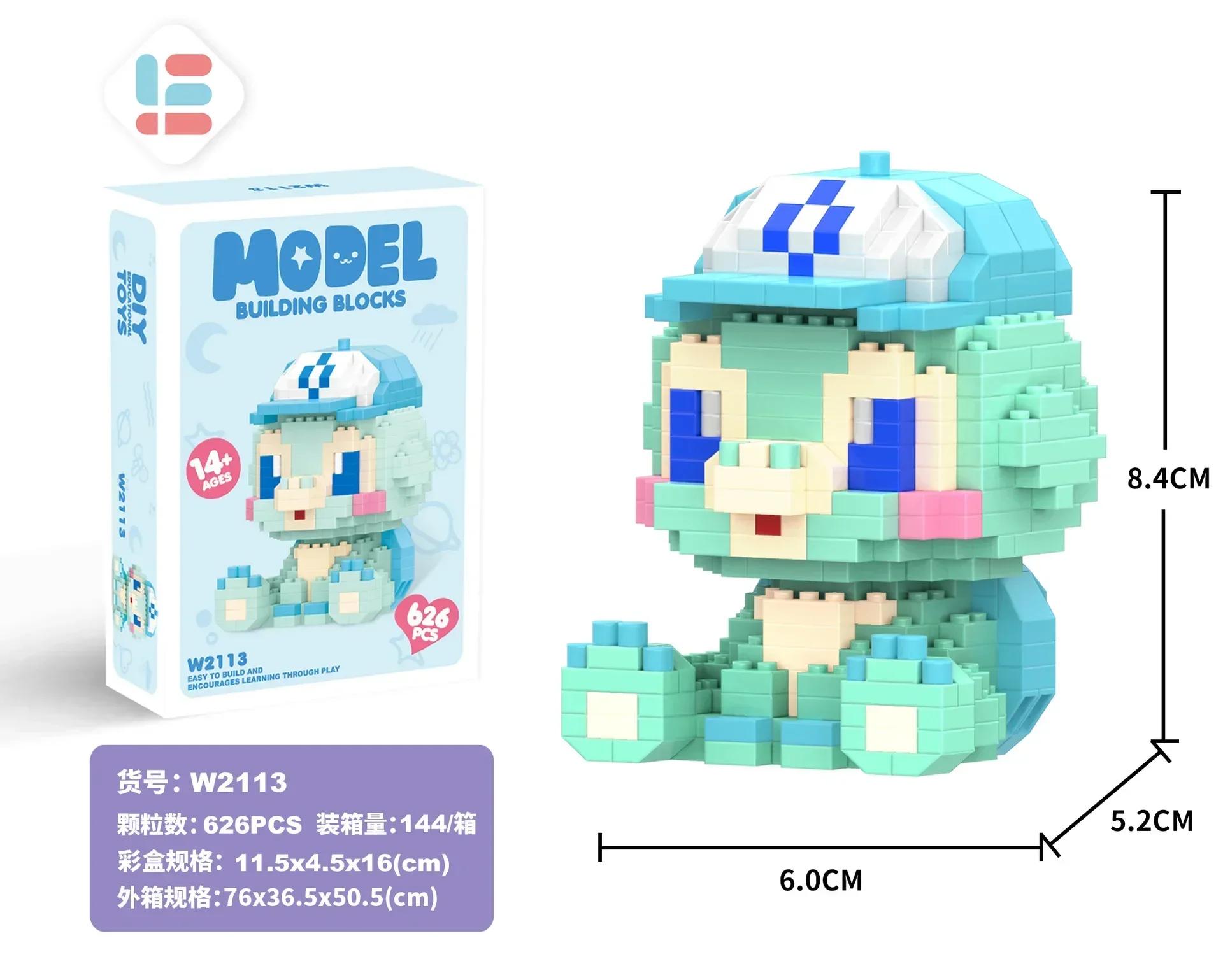 Sanrio Anime Bausteine Kawaii Hello Kitty Kuromi MyMelody Cinnamoroll Diamant Bausteine Puppe Spielzeug Kinder Geburtstagsgeschenk with box