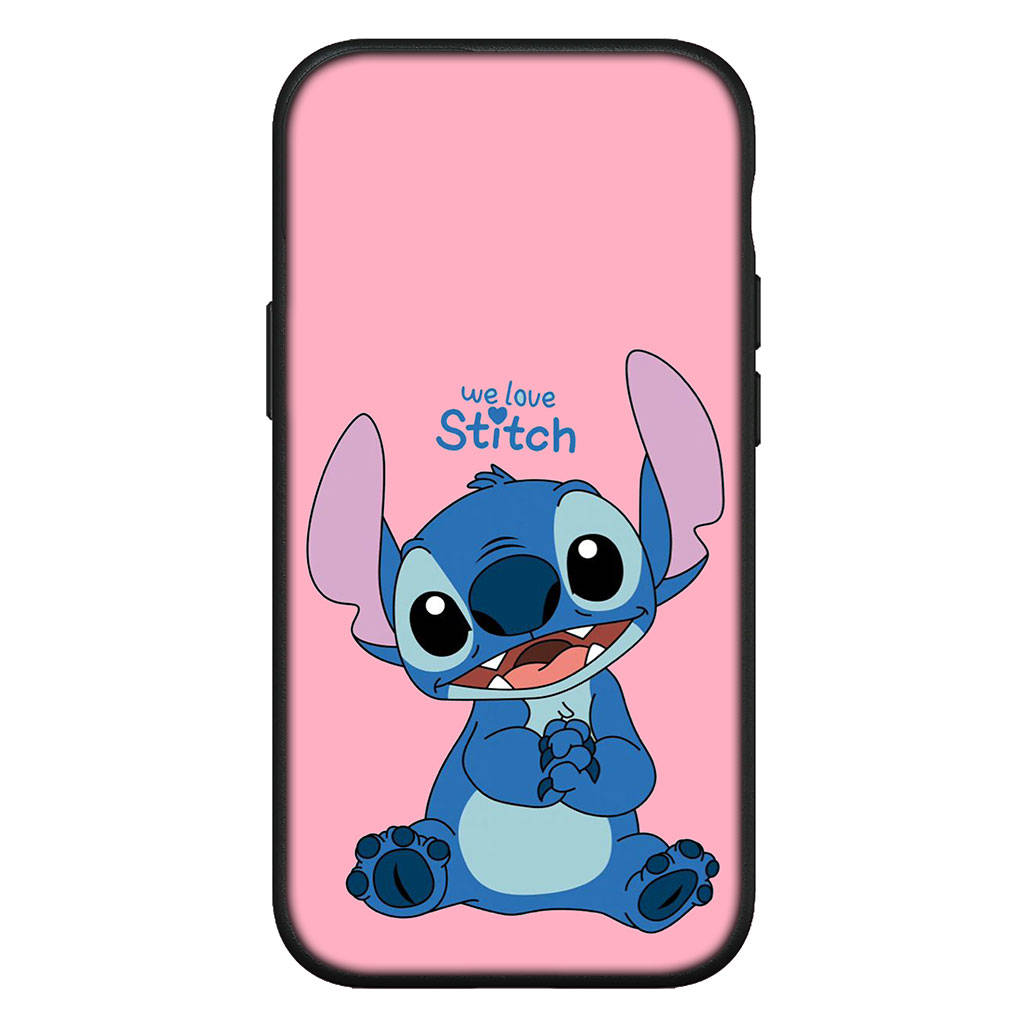 für iPhone 16 15 Xiaomi Redmi Note 13 12 11 Pro Max X 9 14 Plus XR Samsung Galaxy A15 S24 S23 Huawei OPPO Pink Blau Lilo Anime Stitch Handyhülle for Samsung Galaxy Note 20 terra