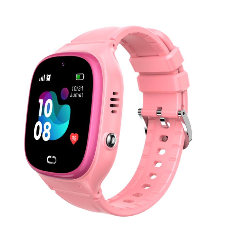 Kinder-Smartwatch mit SOS-Rückruf-Telefonuhr, Smartwatch für Kinder, 2G-SIM-Kartenkamera, IP67 wasserdichte Kinder-Smartwatch rosa