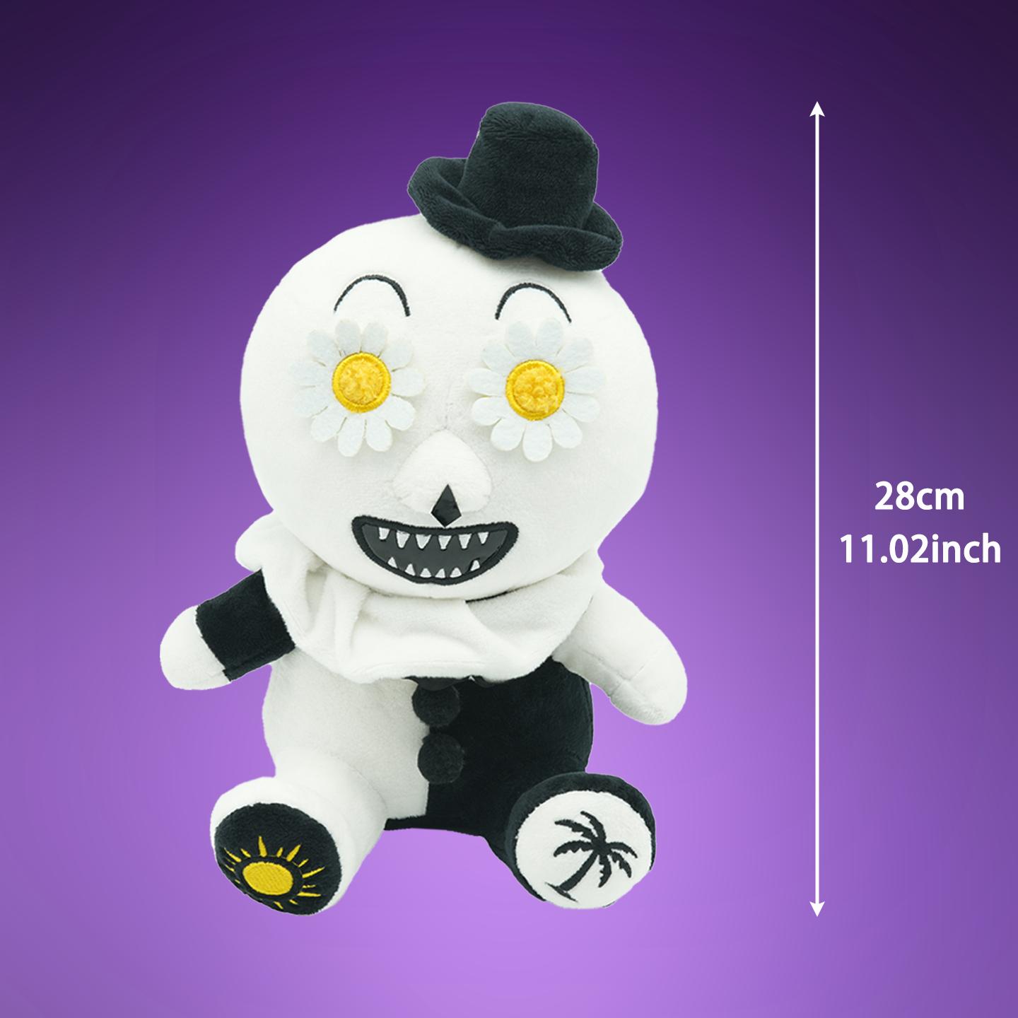 Art Der Clown Plüschtier Cartoon Eiscreme Clown Stoffpuppe Horror Clown Weiche Spielzeuge Plüschtier Spaß Halloween Dekoration Geschenke purple