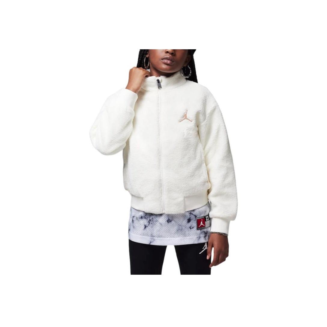 Jordan Jumpman Weiche Bequeme Warme Jacke Kinderjacken Weiß HQ7918-133 S white