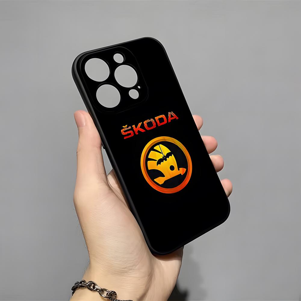 Super Auto Design - Skoda Handyhülle Für 16 Pro Max Iphone 15 14 Pro Max 13pro 11 X Xs Xr 8 7Plus Silikonhülle iPhone X-XS
