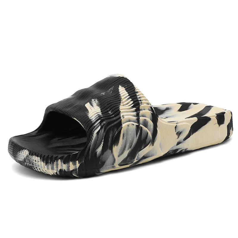 Pantoletten für Herren Tenjs Sommer Herrensandalen Fitnessstudio-Trainer Wandern Flip-Flops Tennis Air Designerschuhe Designer-Laufschuhe Tennis Wit 37 schwarz