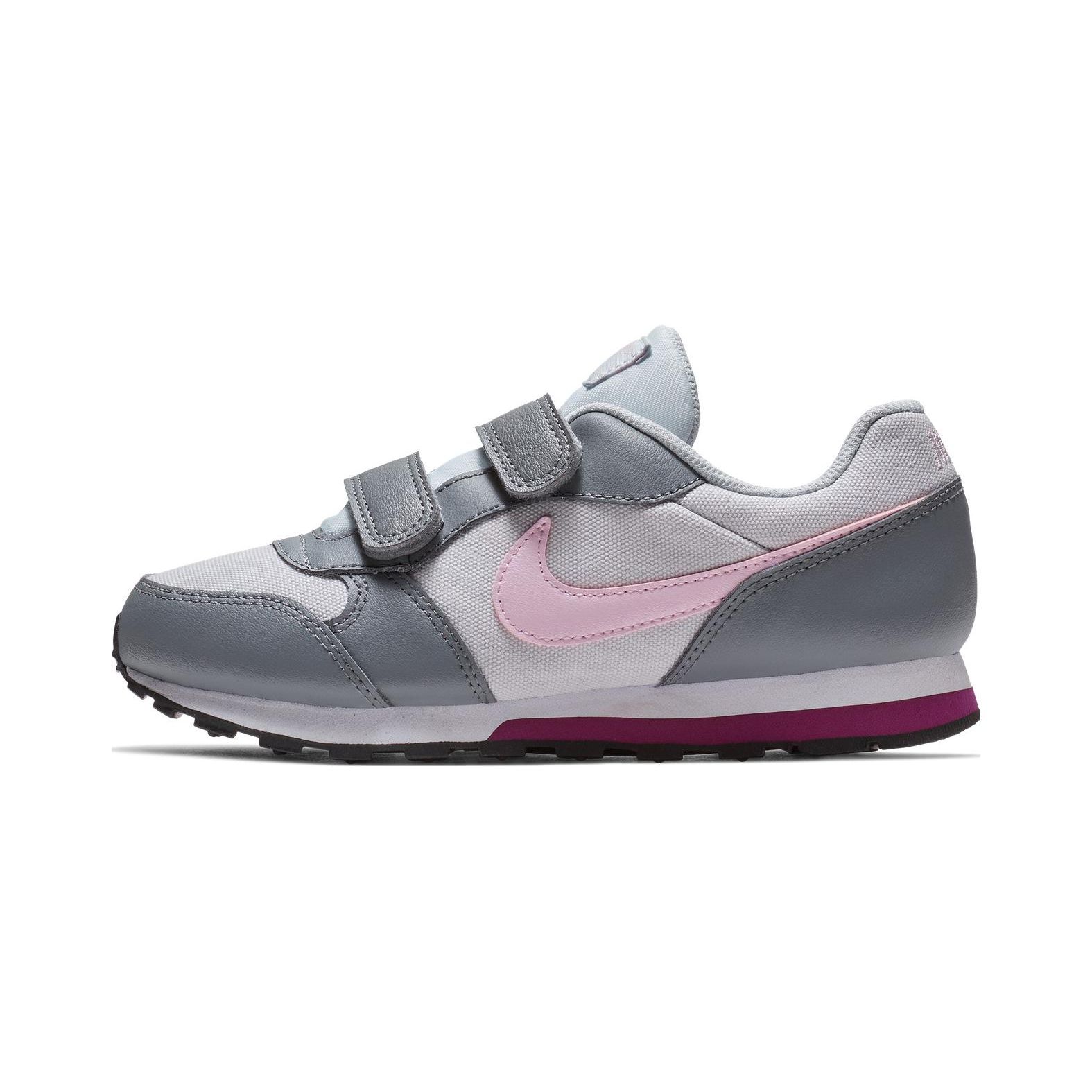 Nike MD Runner 2 Bequeme Vielseitige Langlebige Kinder Laufschuhe Kinder Laufschuhe Grau 807320-017 28 gray