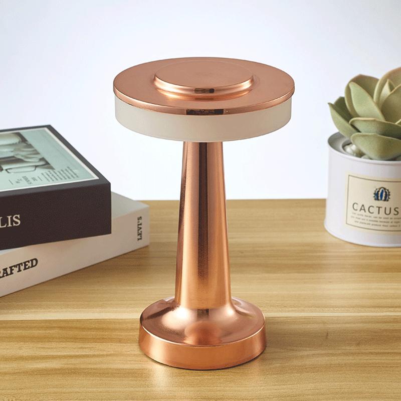 Touch Led Lade Tisch Lampe Kreative Esszimmer Hotel Bar Kaffee Tisch Lampe Outdoor Nachtlicht Wohnzimmer Dekorative Schreibtisch Lampe Bronze-3 Color Dimmable