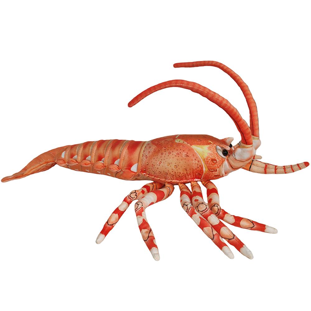 Bunte australische Hummer-Plüschtiere, gefülltes Kissen - Lebensechtes Hummer-Design, kreative Wohnkultur, lustige Weihnachtsgeschenke 55cm