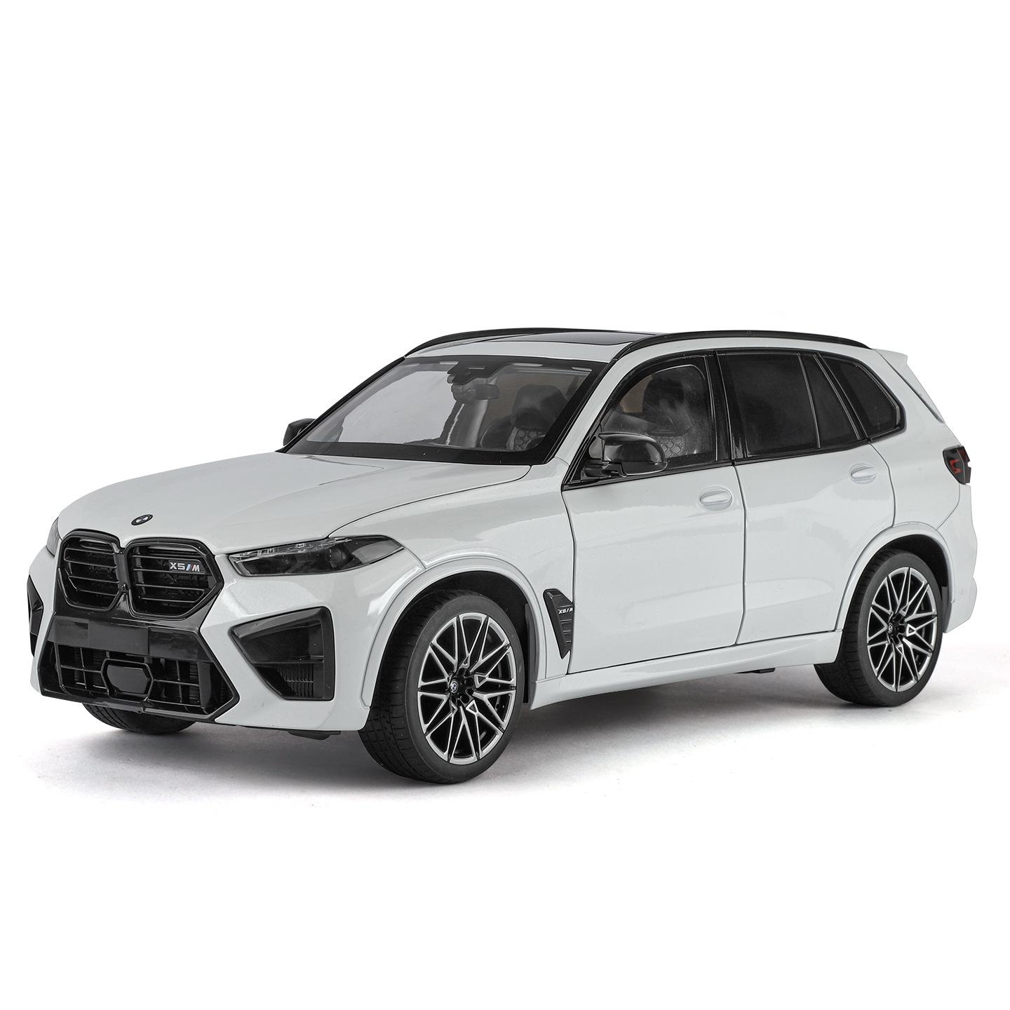 1/18 BMW X5M X5 SUV Legierung Luxy Auto Modell Druckguss Metall Geländefahrzeuge Auto Modell Hohe Simulation Sammlung Kinderspielzeug Geschenk