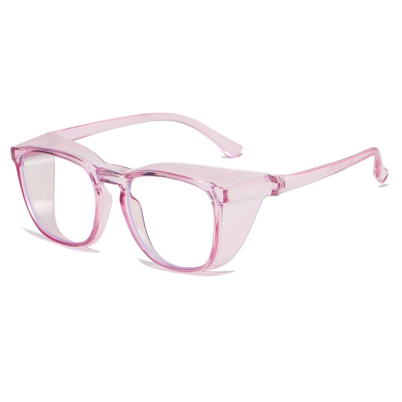 Reiten Arbeitsbrille Schutzbrille Sanddicht Anti-Blaulicht Anti-Beschlag PC Staubdicht Anti-Wind Versorgung Transparent purple