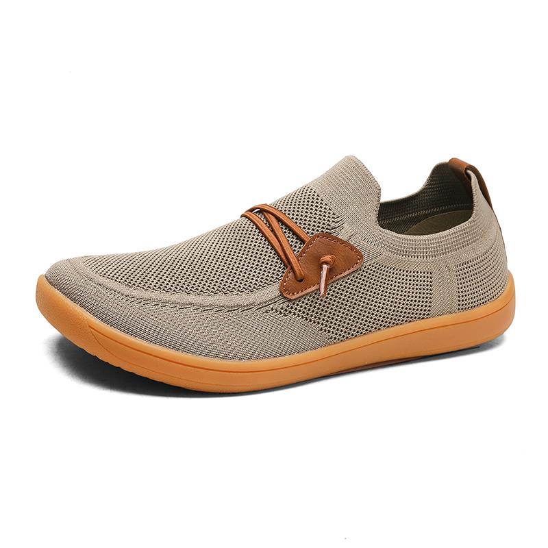 Große Größe 50 Unisex ExtraWeite Barfußschuhe Für Herren Damen Outdoor Atmungsaktiv FreizeitSchuhe 49 braun