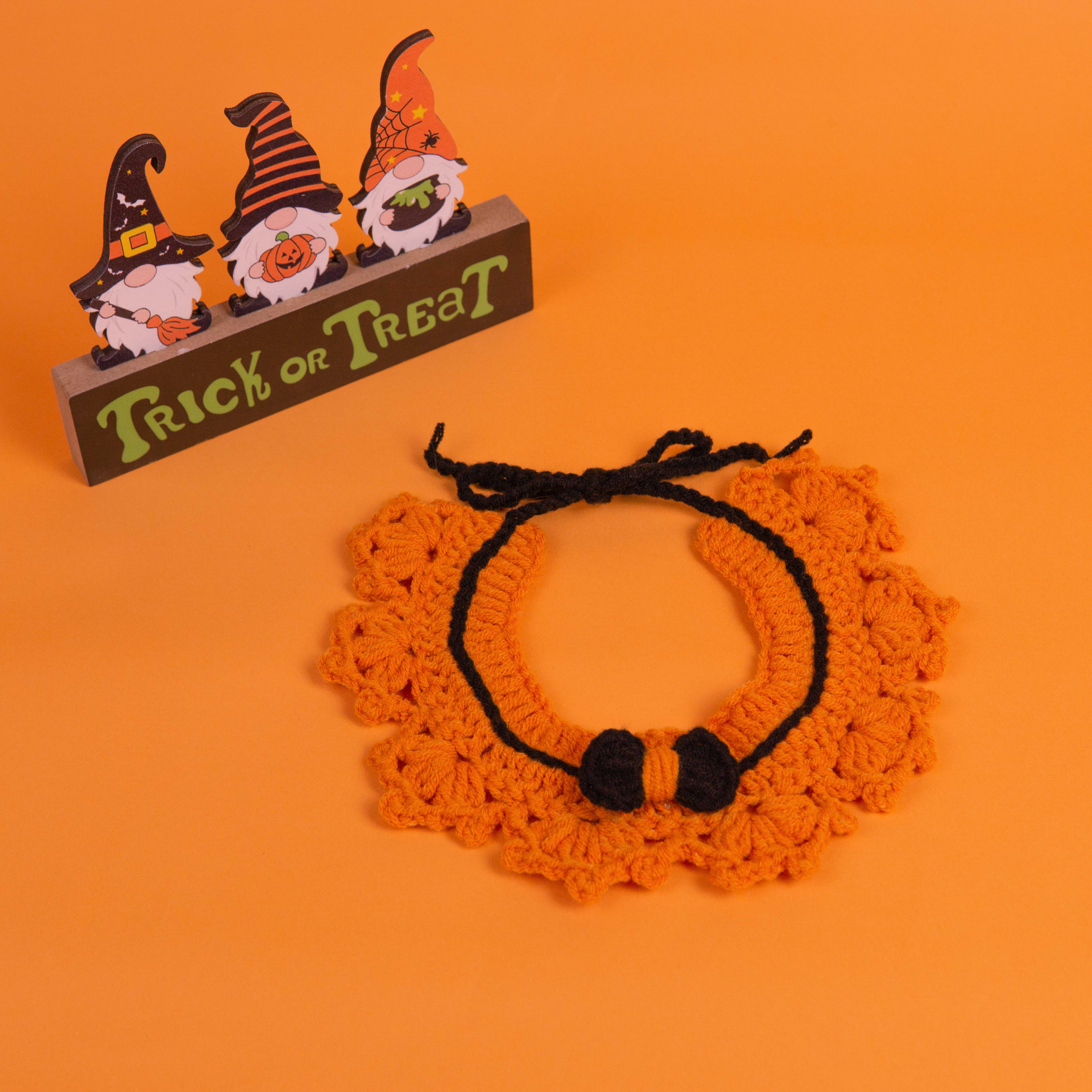 Süßes Halloween-Haustierkostüm, Kürbis-Zauberhut, Halloween-Kostüm, Halloween-Cosplay, Katze, Hund, Halloween-Party für Haustierbedarf M neck 25-30cm