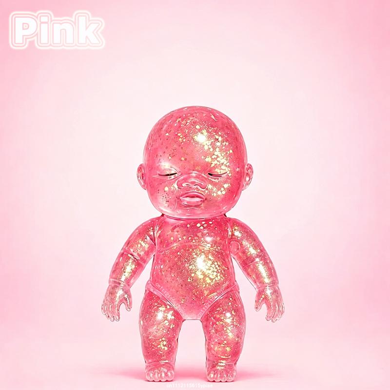 Anti-Stress Quetsch Süßes Spielzeug Babyform Stressabbau Spielzeug Glänzend Squishy Baby Dehnbar Langsam Aufgehendes Spielzeug Für Freunde Geschenk Neu rosa