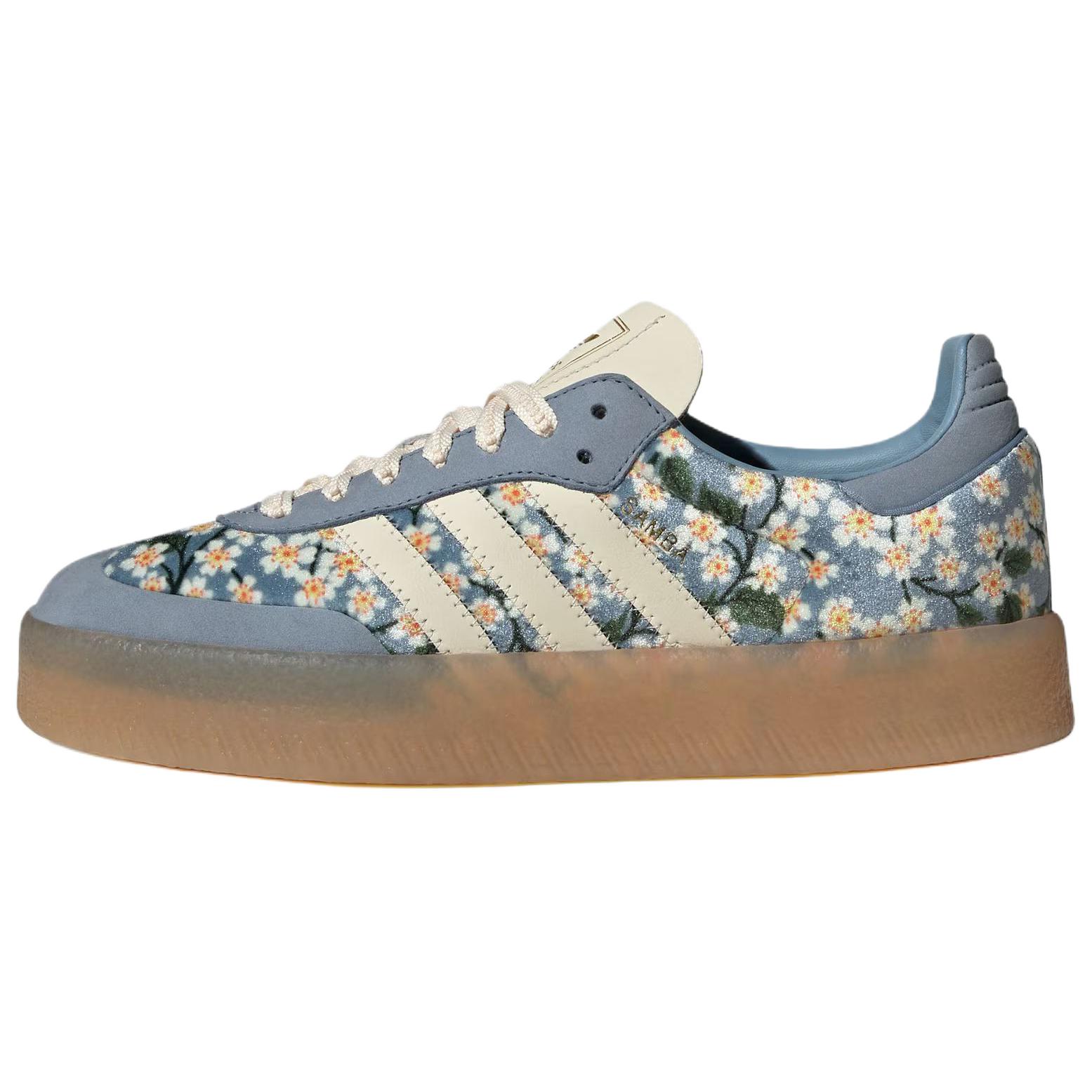 Adidas Liberty London X Adidas Damen Sambae 'Blau Creme Weiß' Damen Sneaker JQ6046 38 blau