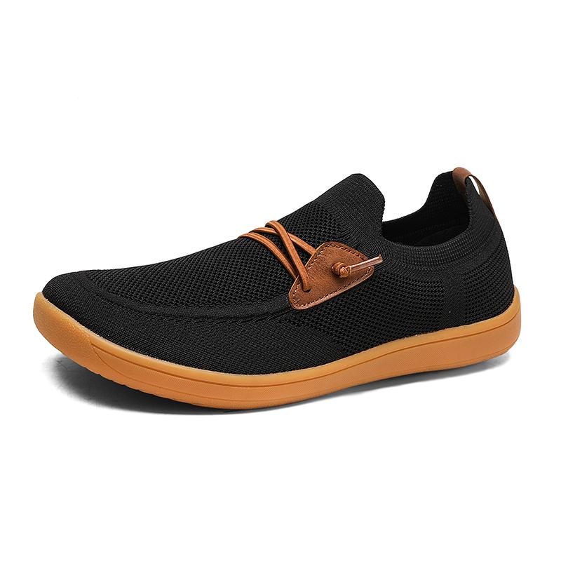 Große Größe 50 Unisex ExtraWeite Barfußschuhe Für Herren Damen Outdoor Atmungsaktiv FreizeitSchuhe 39 schwarz
