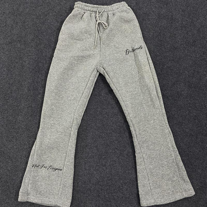 Y2K Personalisiert Trendig Locker Bedruckt Lässig Bequem Sporthose S grau