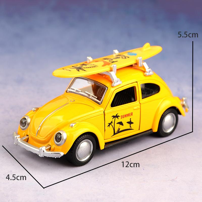 (Eingetütet) 1:Käfer Skateboard im Maßstab 36, Strand Skateboard Design. Das Skateboard ist abnehmbar; Ein abnehmbares Kinderspielzeug.