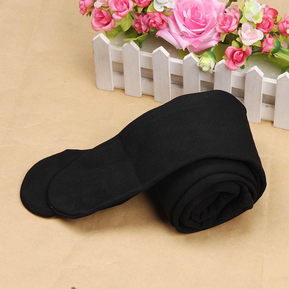 Damenmode-Strumpfhosen, blickdichte Strumpfhosen mit Füßen, dicke Strumpfhosen, Strümpfe One Size schwarz