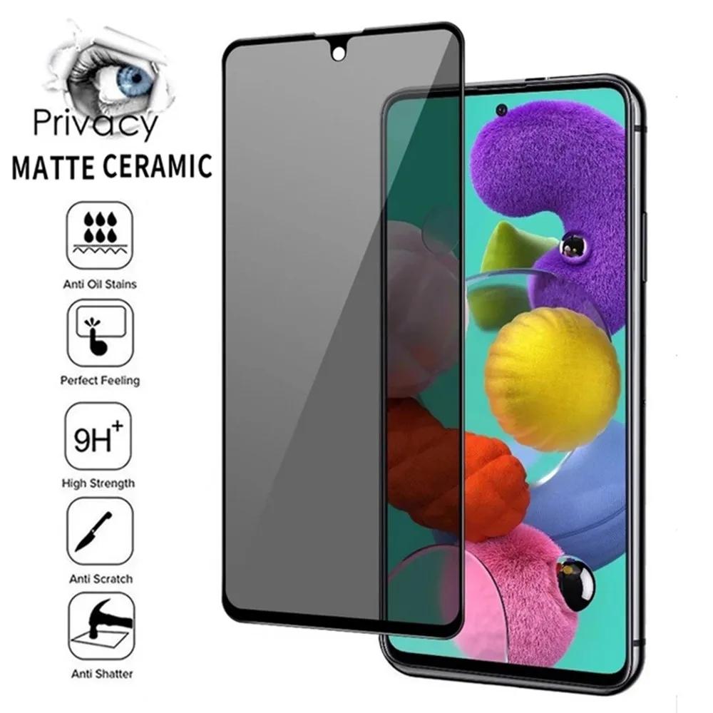 Sichtschutzfolien für Samsung A53 A52 A72 A51 A71 A32 A21 A50 A70 A52S A73 Anti-Spionage-Folie für Samsung S21 S22 Plus S20 FE Samsung S21 FE schwarz