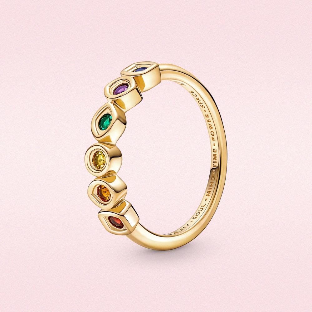 925 Sterling Silber Unendlichkeitssteine ​​Ring Harness Power Fit Original Ring für Frauen Heiraten Liebhaber Ring Modeschmuck Ring Geschenk 7