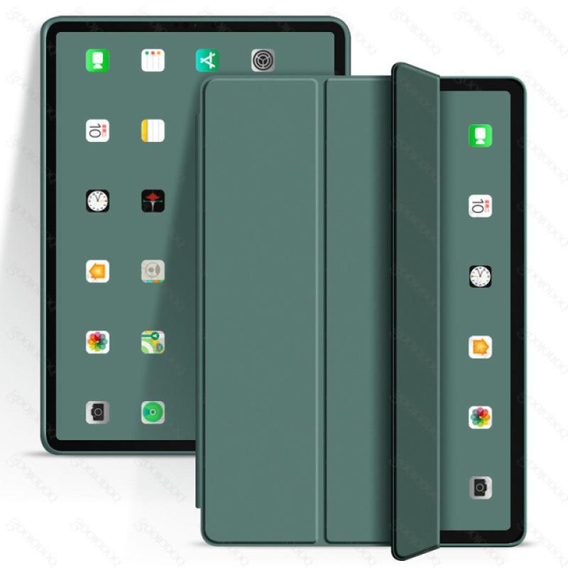 Für iPad Air 2 Air 4 Hülle für iPad 6. 7. 8. Generation Hülle für iPad Pro 11 2020 2 3 4 10.2 Air 3 10.5 9.7 Mini 1 2 3 4 5 Hülle IPAD AIR/AIR2 dunkelgrüne