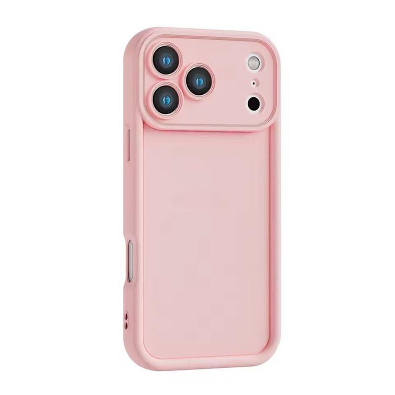 Für iPhone 17 Pro Max Hülle Für iPhone 17 Pro Hülle Luxus Stoßfest Weiches TPU Flüssigsilikon Handy Rückseite Hülle Für iPhone17 Air iPhone 17 Pro rosa