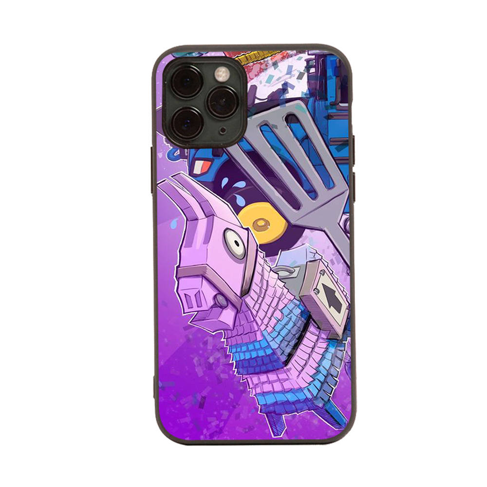 Hülle für iPhone 16 15 Plus 14 13 12 11 Pro 8 7 6S 6 SE 5S X XR XS Max Realme C30 C33 C31 9I Schwarze Softcover FI3 Fortnite Funny iPhone 13