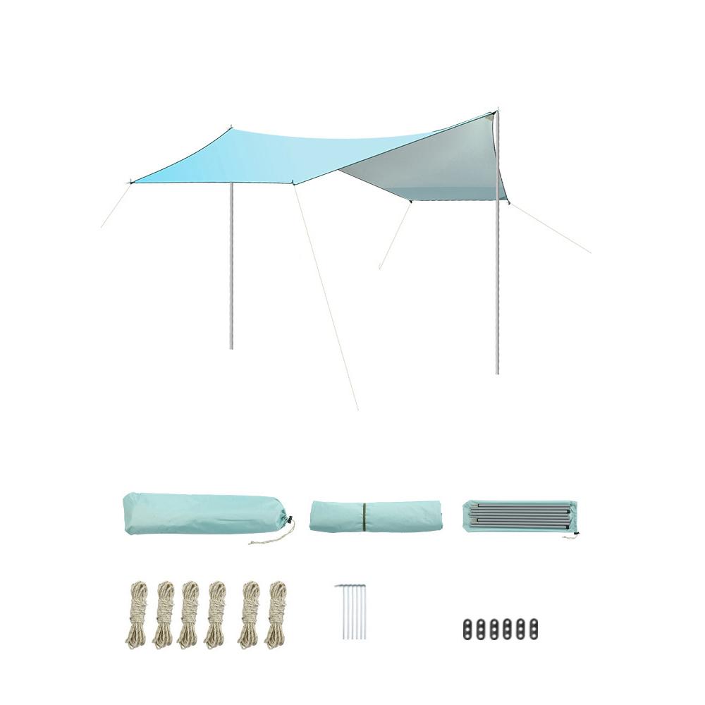 Outdoor Zelt Sonnenschutz Schatten Baldachin Wasserdicht Quadrat Zelt Baldachin Oxford Tuch Camping Picknick L