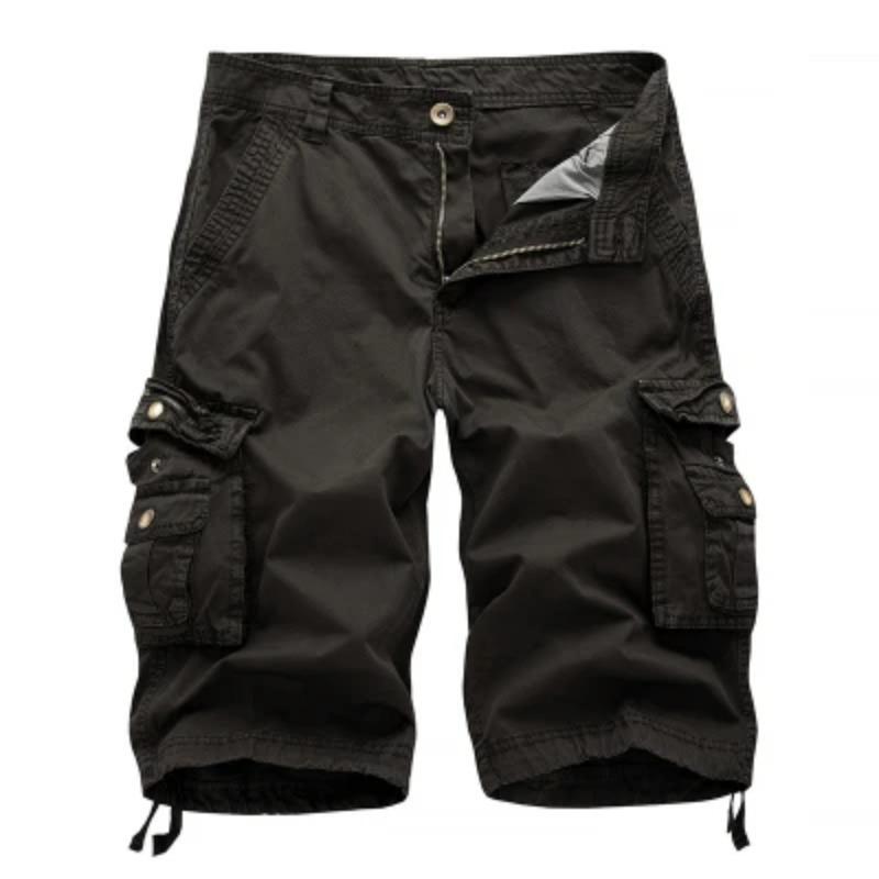 Cargo Shorts Herren 2025 Sommer Armee Militär Taktisch Homme Shorts Lässig Einfarbig Mehrere Taschen Männliche Cargo Shorts Übergröße 34