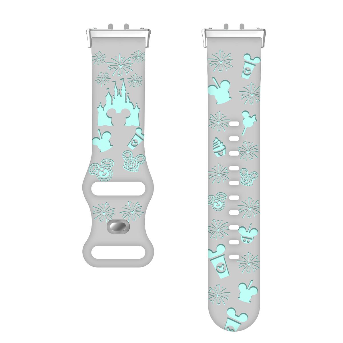 Graviertes Silikonarmband für Samsung Galaxy Fit 3 Weiches TPU-Armband für Samsung Galaxy Fit 3 Smartwatch Armband Gürtel Samsung Galaxy Fit3