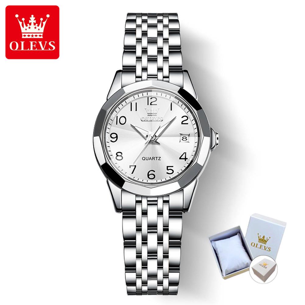 OLEVS Neue Top Damenuhr Mode Römische Digitale Einzelkalender Wasserdichte Damenuhren
