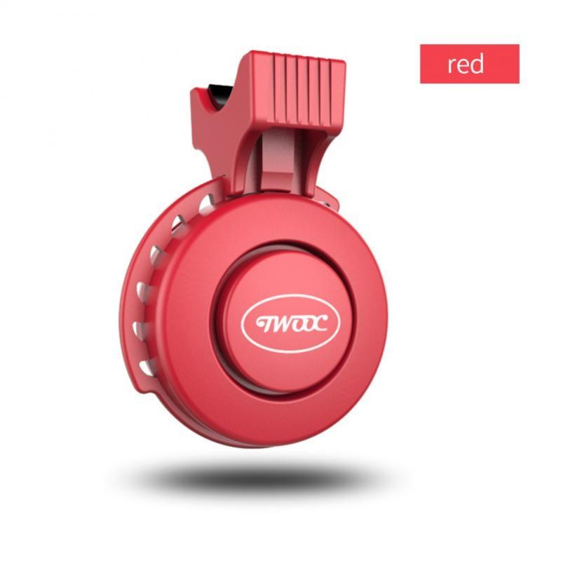 Fahrrad Elektrische Hupe USB Lade Elektrische Glocke Elektrische Roller Horn Reit Ausrüstung Alarm Ring Fahrrad Glocke Fahrrad Zubehör rot