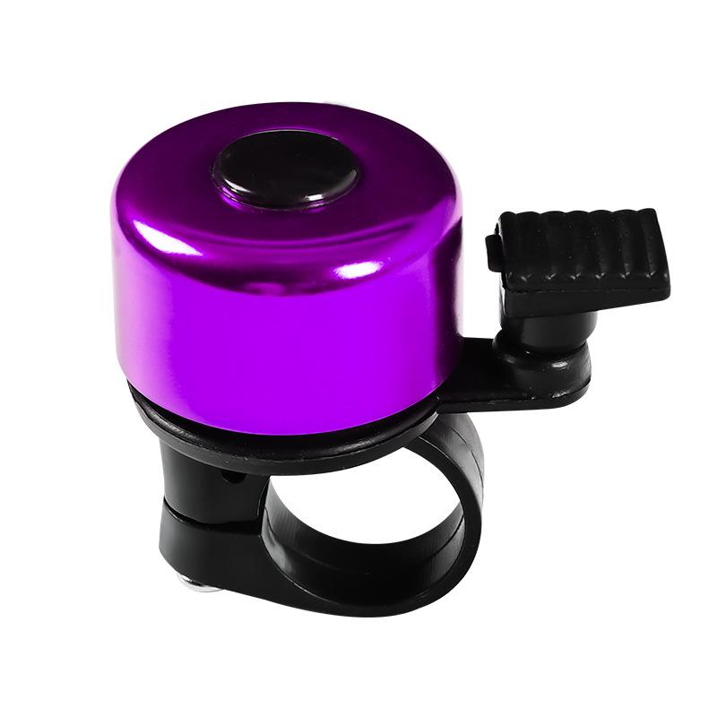 Fahrrad Glocke Aluminium Legierung MTB Fahrrad Sicherheit Warnung Alarm Radfahren Lenker Glocke Ring Fahrrad Horn Radfahren Zubehör violett