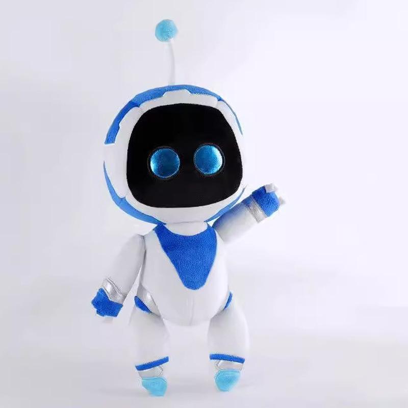 Astro Bot Plüschtier Cartoon Spiel Anime Figur Plüschtiere Super Niedlich Pp Baumwolle Gefüllt Super Weich Sofa Ornamente Puppe Urlaubsgeschenk weiß