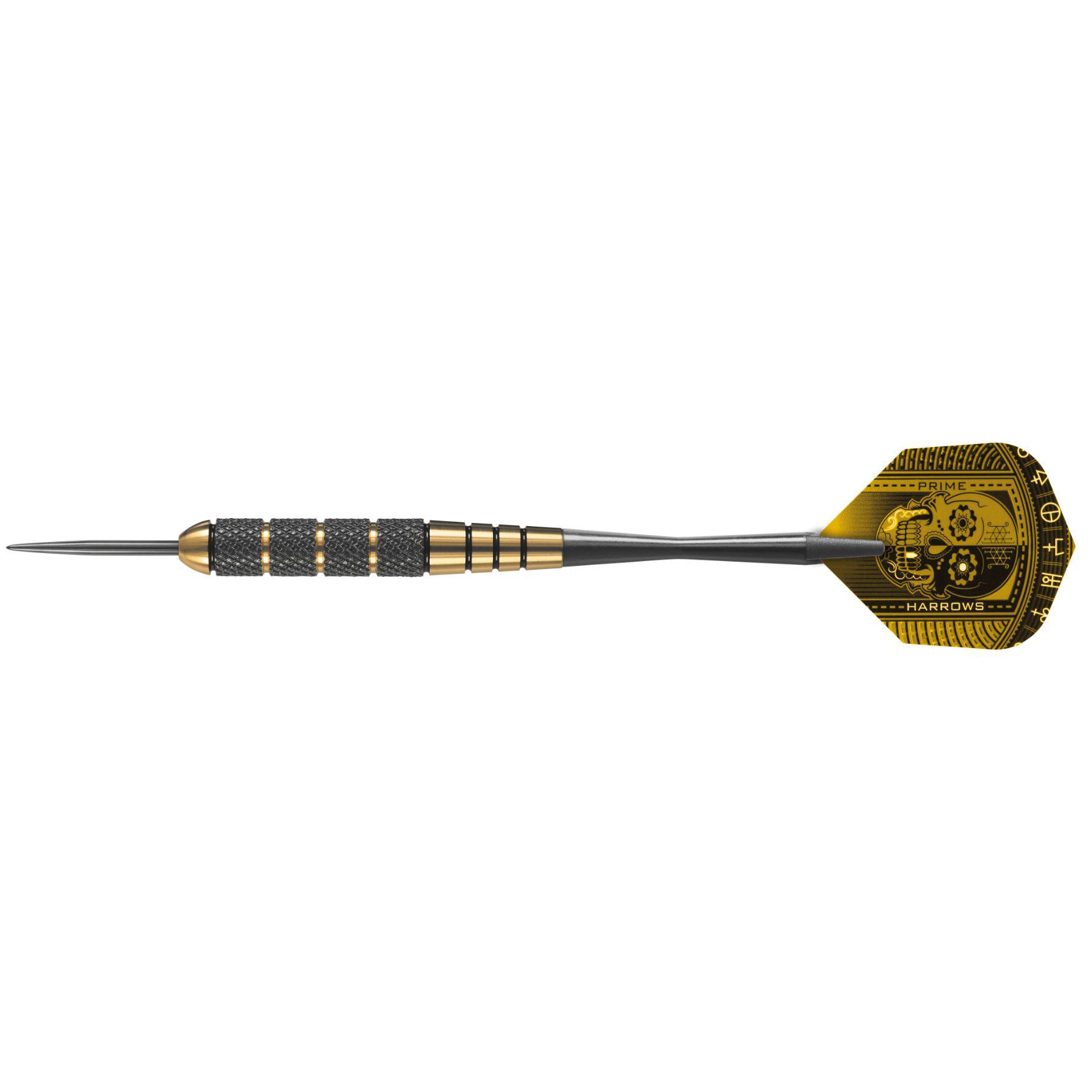 Harrows Vodoo Brass Darts 25g gold/schwarz
