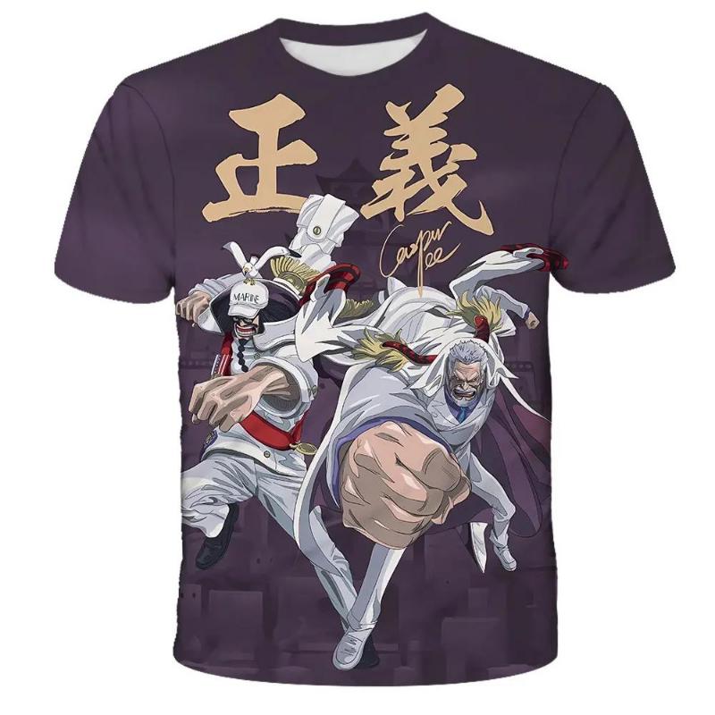 Kinderkleidung Anime One Piece Luffy Gear 5 Cosplay T-Shirt Jungen Jungen Cartoon Tees Kinder Sommer Kurzarm Tops 100