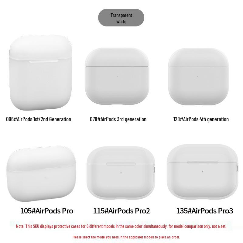 Schutzhülle für AirPods 4. Generation - Bluetooth-Kopfhörerhülle AirPods Pro 2