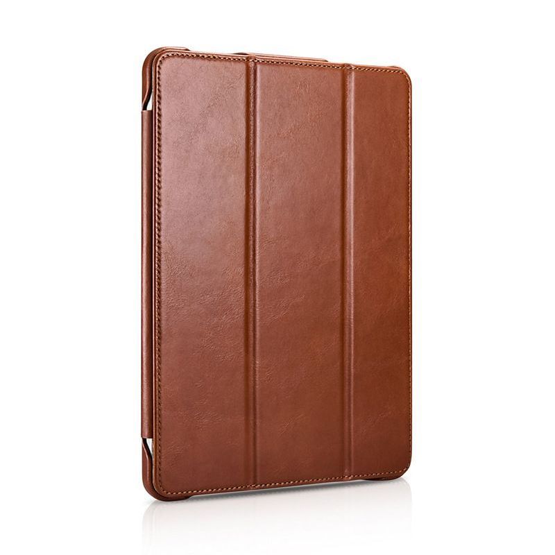 Hülle aus Oberleder für Apple iPad Air 5/4 - Klapptablethülle aus echtem Leder Wasserdicht Stoßfest 12,9 Zoll für iPad Air/iPad Pro 11/iPad Pro iPad Air4 Air5 braun
