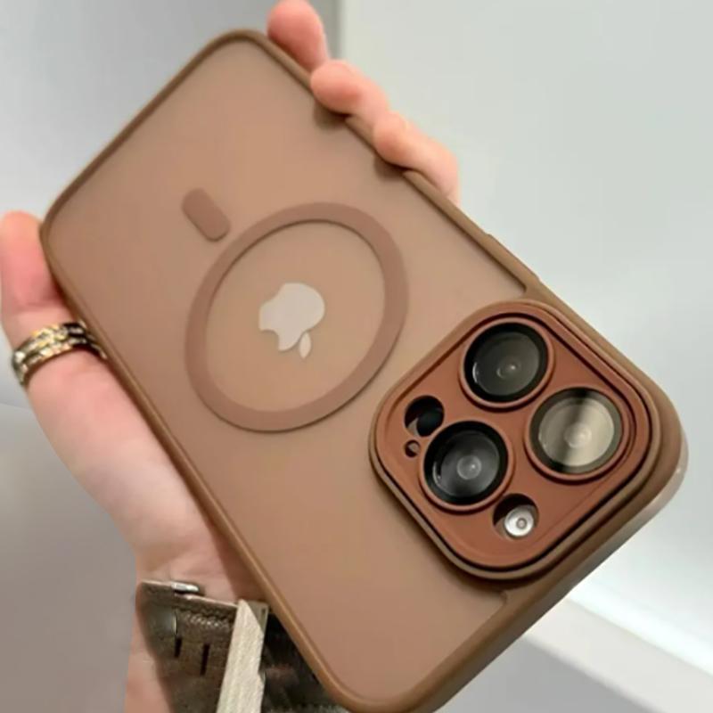 Luxuriöse Matte Magnetische Hülle Für iPhone 16 Pro Max 16 Plus Coque Für iPhone 15 14 13 12 Pro Max Für Magsafe Kabellose Ladegerät Abdeckung For iPhone 15 Pro