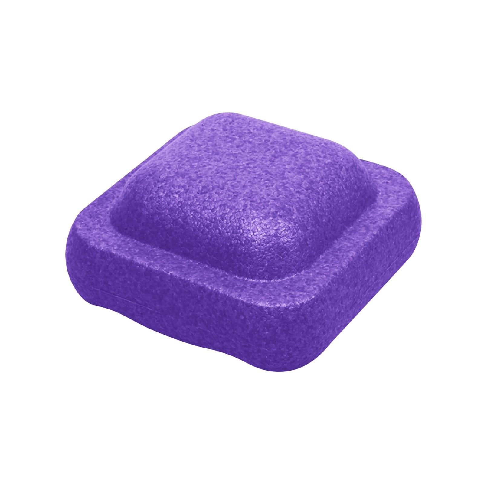 Balance-Trittstein, rutschfest, Durchmesser 27,5 cm, fördert Koordination und Stabilität, ab 3 Jahren, Balance-Flusssteine ​​für Kinder One Size orchidee dunkel