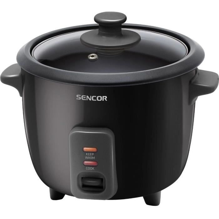 Elektrischer Reiskocher - Sencor - SRM 0601BK - 300 W - Kontrollleuchten - Schwarz