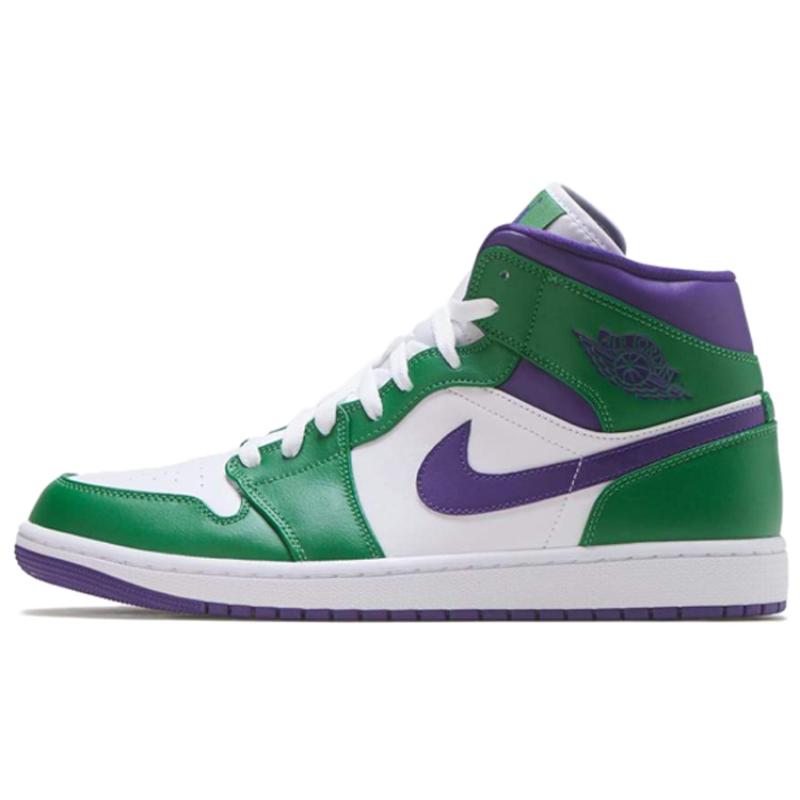Air Jordan 1 Mid 'Incredible Hulk' Jordan 554724-300 42.5