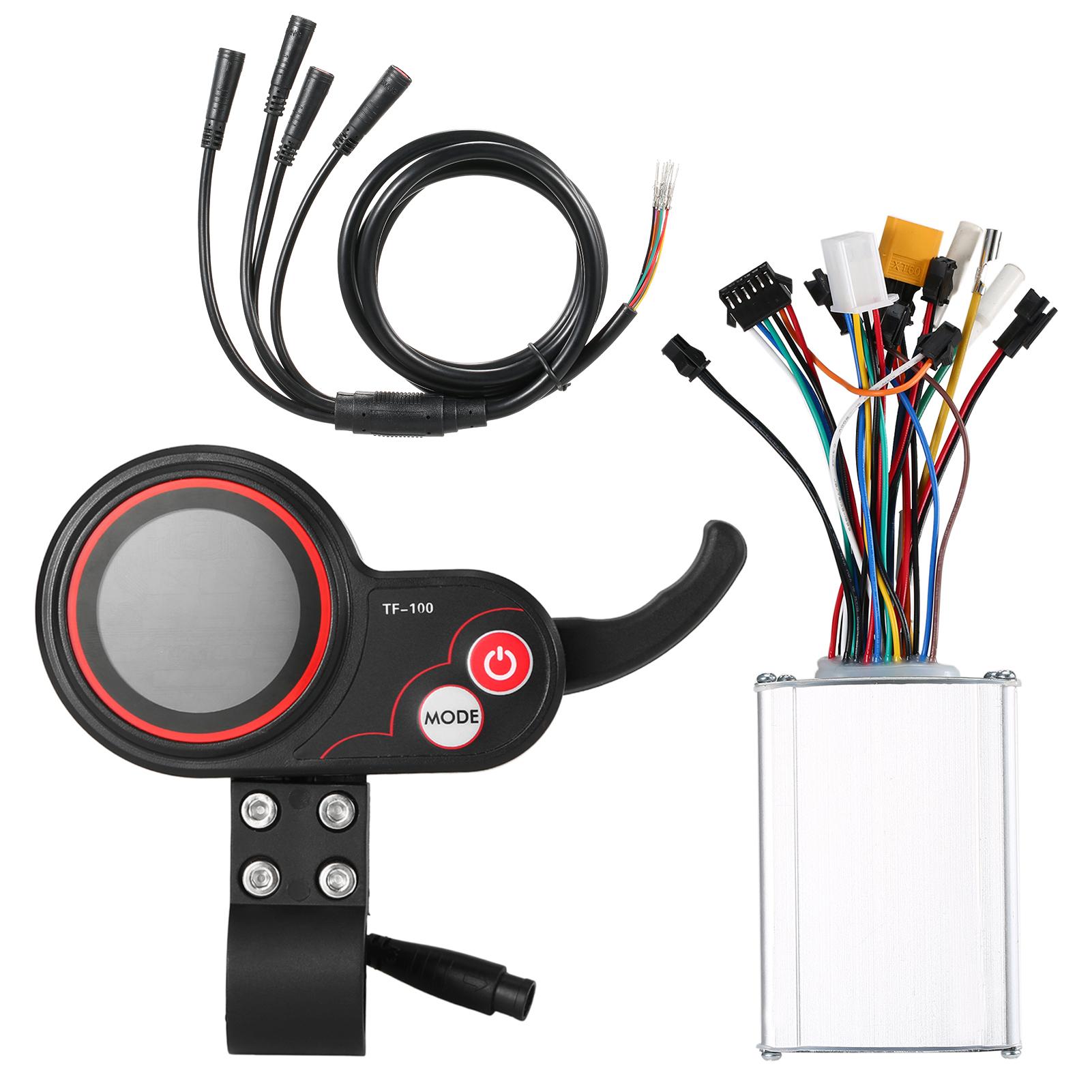 48V Aluminiumlegierung Elektroroller Bürstenloser Motorcontroller Intelligent mit Instrumentenanzeige